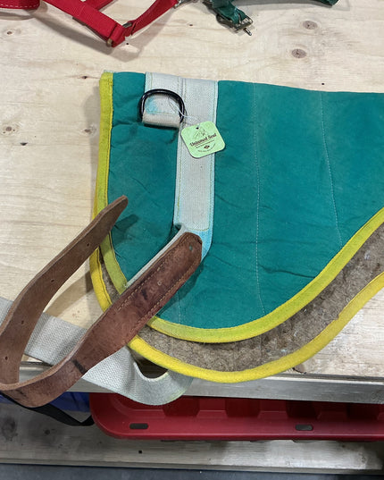 Bareback Pad green no stirrups