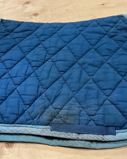 English Saddle Pad Blue/ Teal