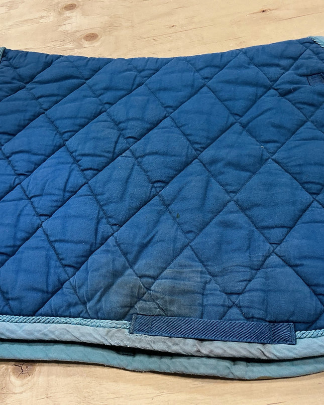 English Saddle Pad Blue/ Teal