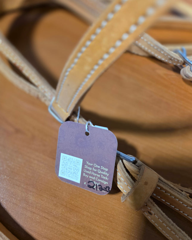 Western Headstall  Bit & Reins Light Tan