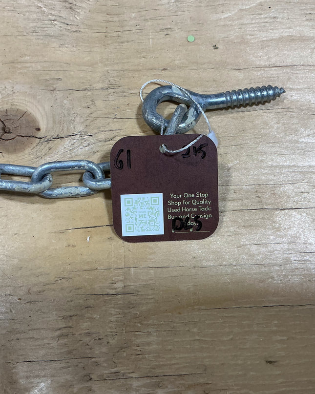 Chain short one clip end