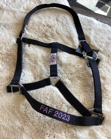 Halter Nylon Black