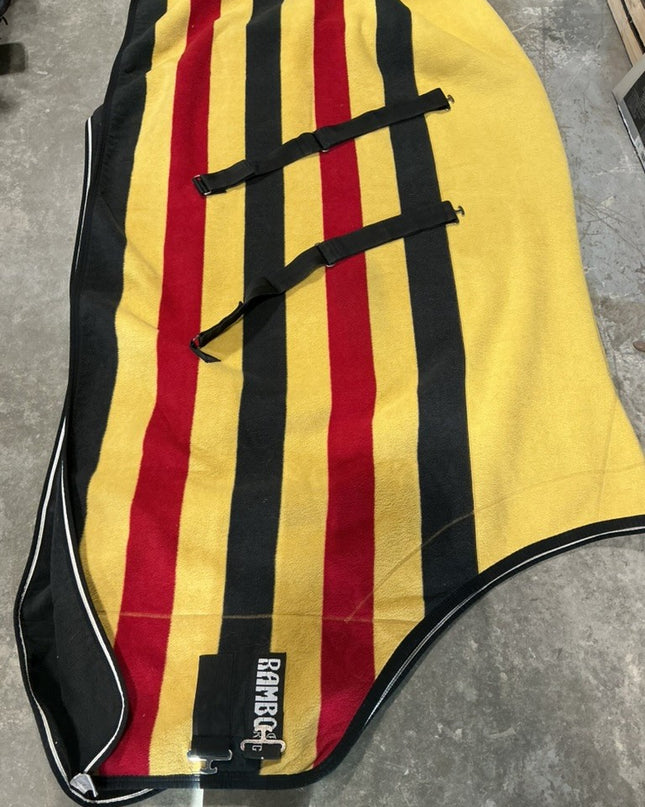 Cooler Horseware Rambo 72" Blue/Yellow/Red Stripe Like New