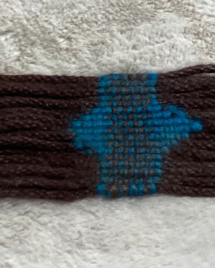 Western Cinch Mohair Brown/Blue 29"