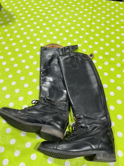 English Tall Boots – Black, Size 5M | Used