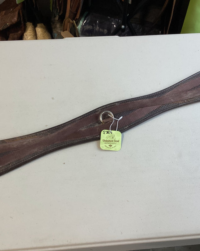 English Girth Elastic both end Brown 52"