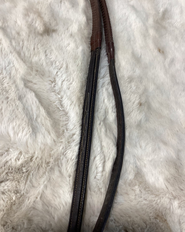 English Reins Rubber Dark Oil