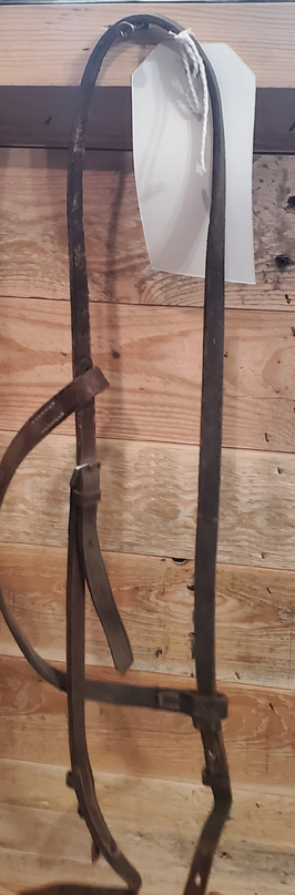 Western Headstalls Brown Band Quick Release