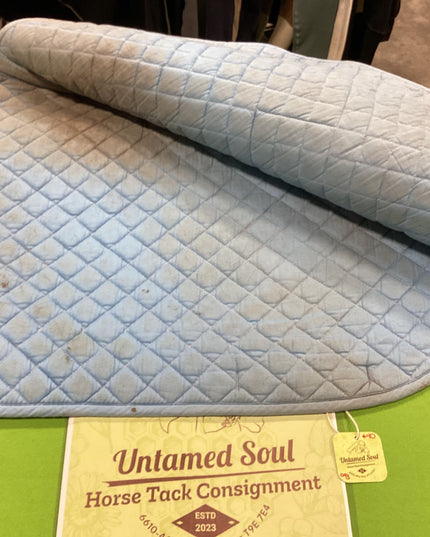 English Saddle Pad Blue/Pink