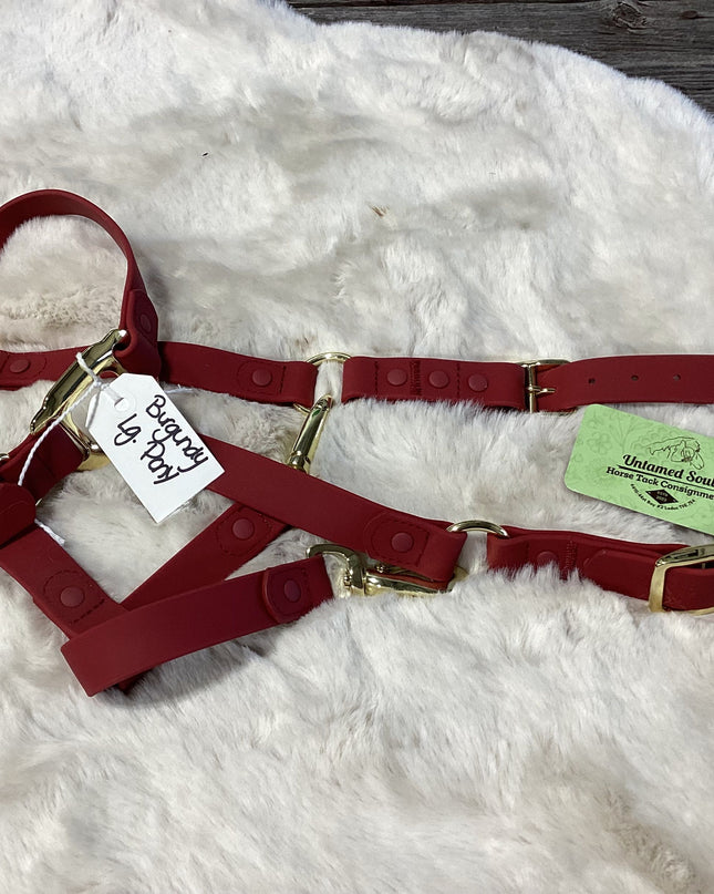 Halter Large Pony Burgundy iCavalos Collection
