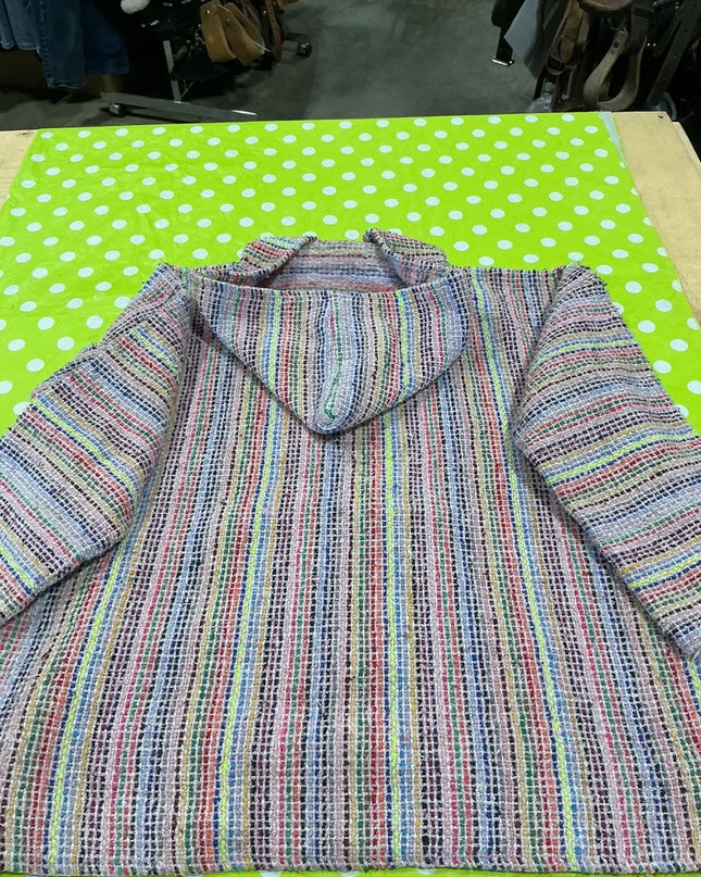 Poncho Size XL Multi Color