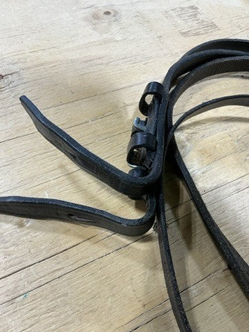 English Reins Leather Black