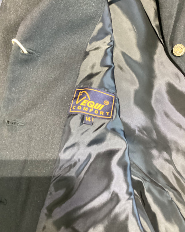 English Show Jacket Size 14 Blue Equi Comfort