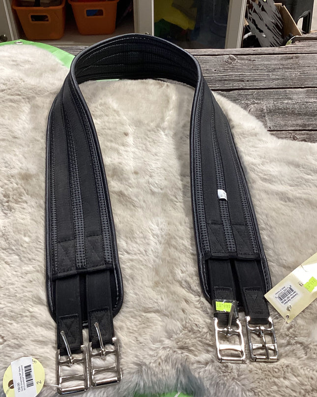 English Girth Silverline 58" Black