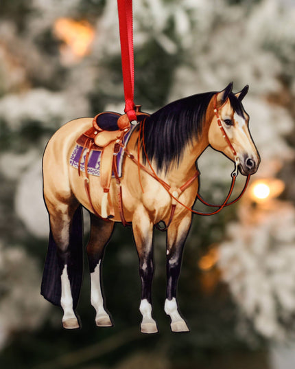 Ornament Buckskin Quarter Horse