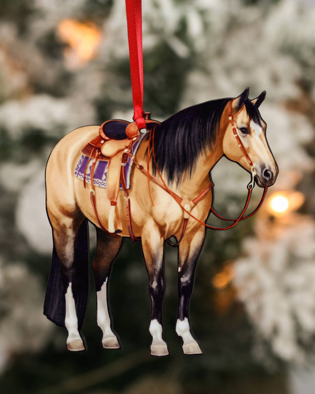 Ornament Buckskin Quarter Horse