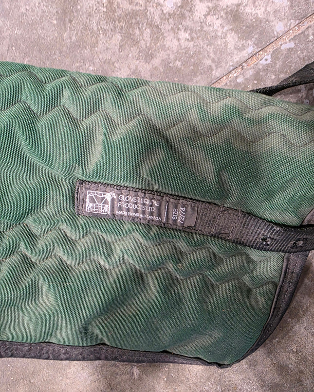 Winter Liner Green Glover Equine   68"