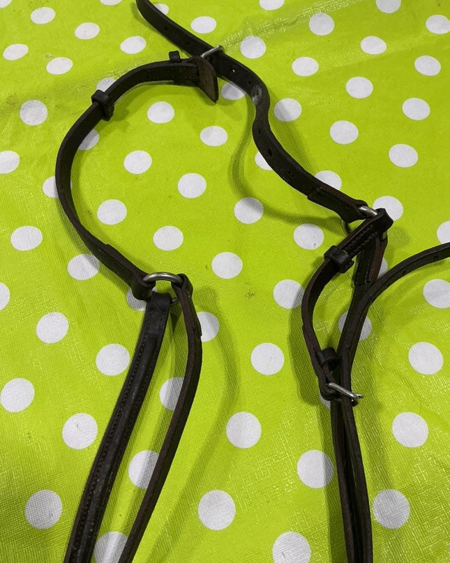 English Breast Collar Leather Brown