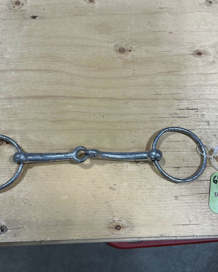 Bit Snaffle small rings 6"