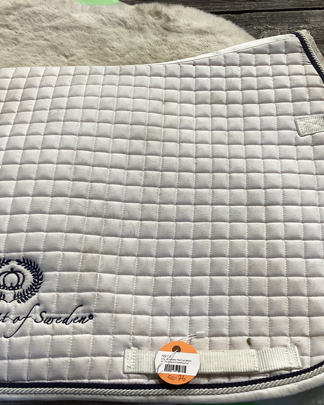 English Saddle Pad Full White