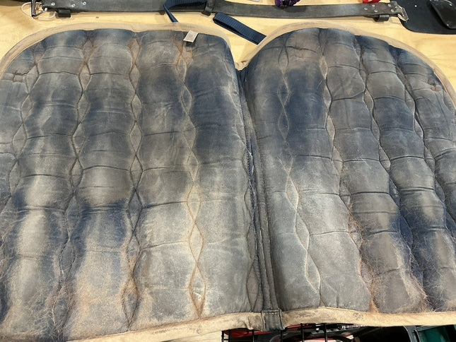 English Saddle Pad Blue Century