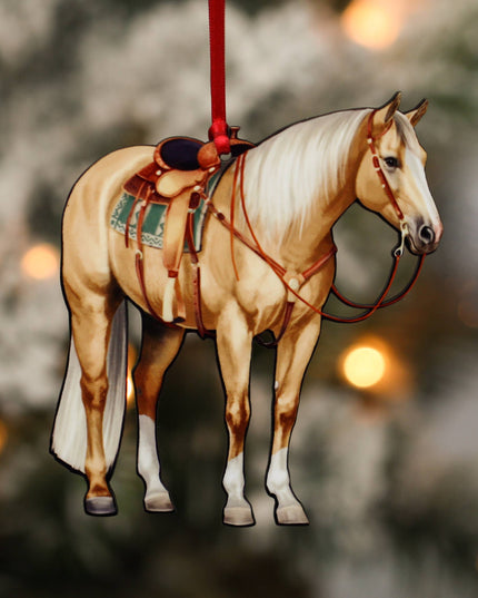 Ornament Palomino  Quarter Horse Decor