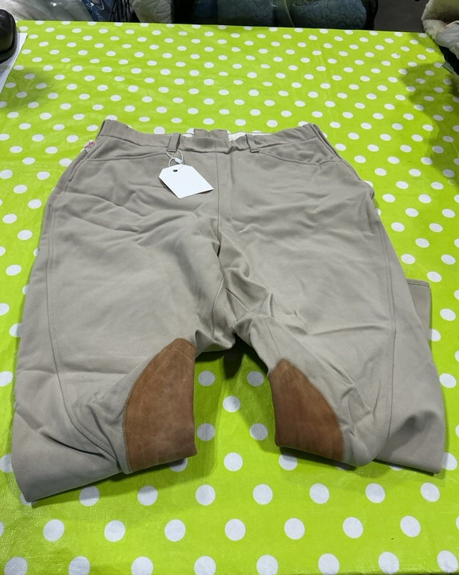 Breeches Tailored Sportsman Brown Size 30