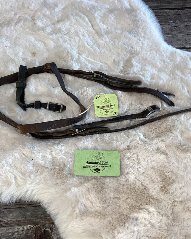 Western Headstall Leather smaller