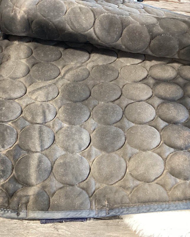 English Saddle Pad Dressage Cob Black BR
