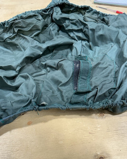 English Saddle Cover Nylon Green