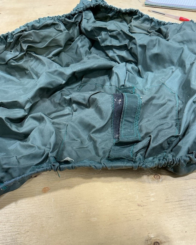English Saddle Cover Nylon Green