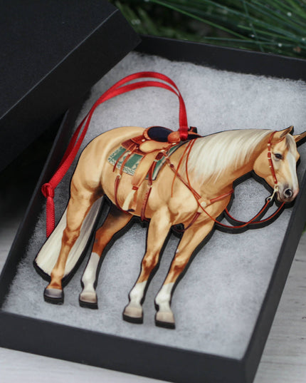 Ornament Palomino  Quarter Horse Decor