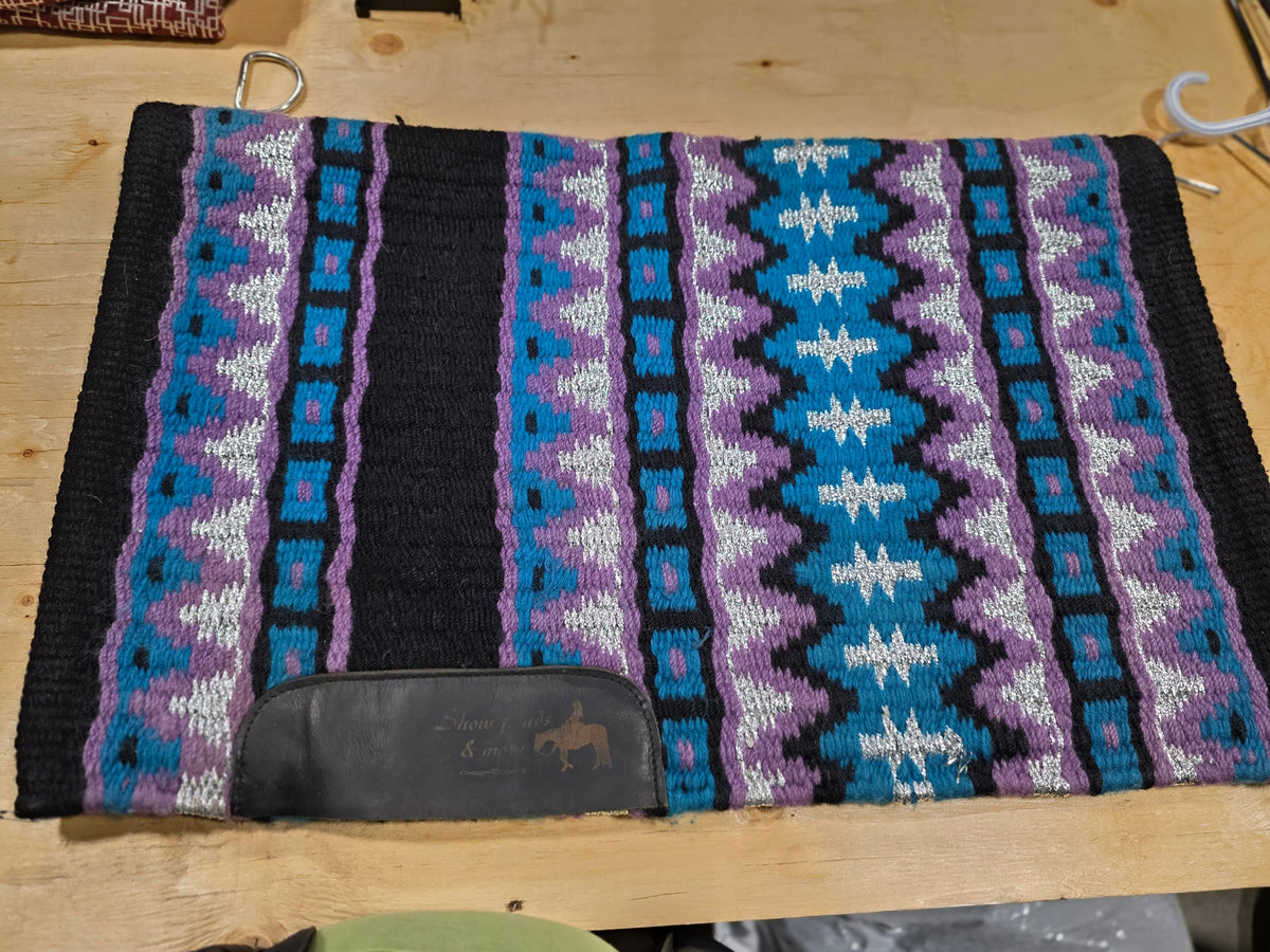 Western Show Pad – Show Pads & More, Purple/Blue, 30.5" x 38" | Used