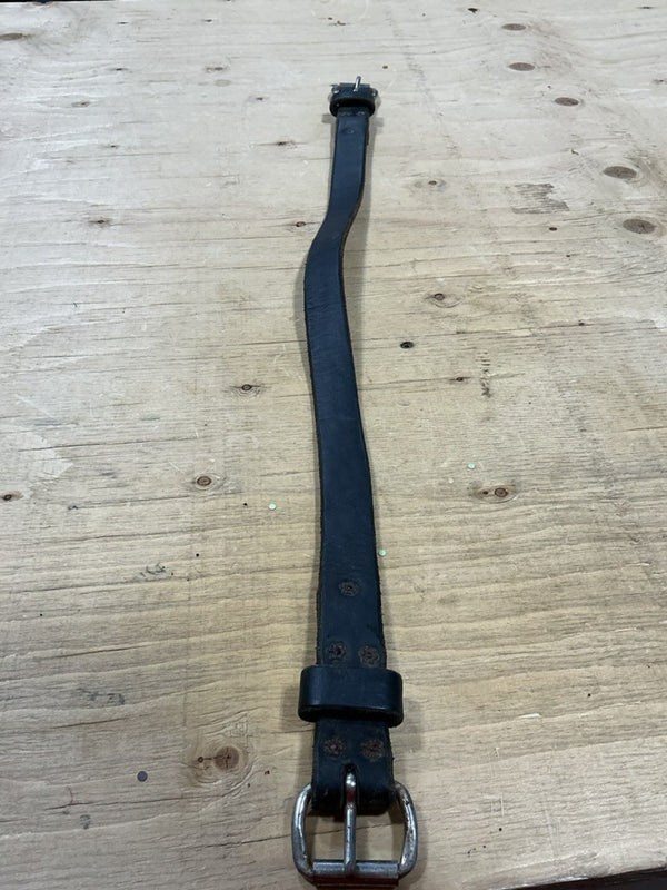 Western Flank Cinch – Black Leather | Used