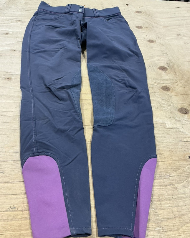 Breeches Elation Platinum 26R Gray/Pink