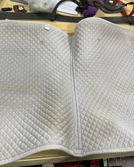 English Saddle Pad White Full Shedrow