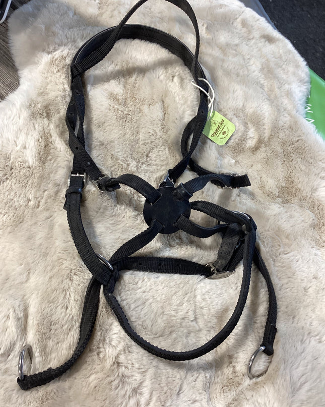 Bridle Nylon Bitless Nose Pressure Black