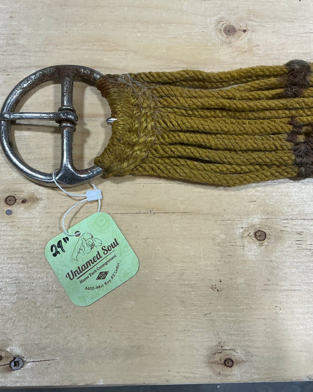 Western cinch rope old Decoration only