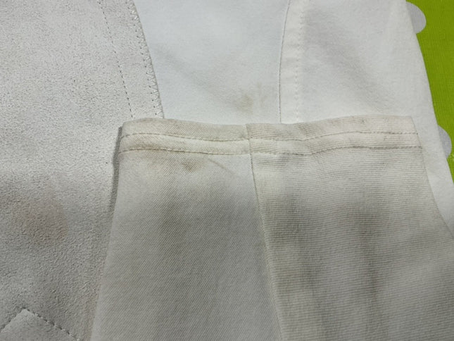 Breeches Ariat White Size 28L Light Stains by Cuffs