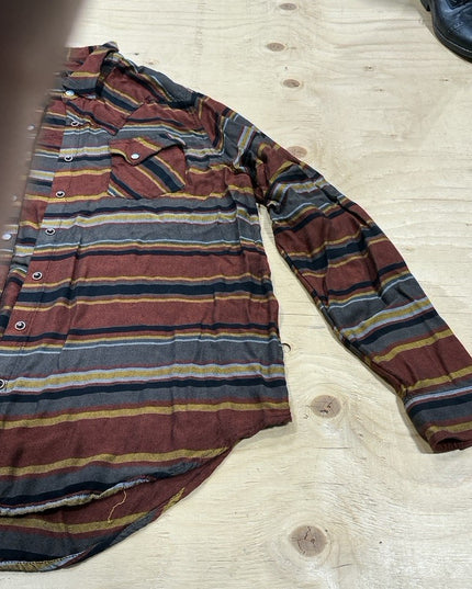 Ladies Top Cruel Denim Size XXL Brown/Black