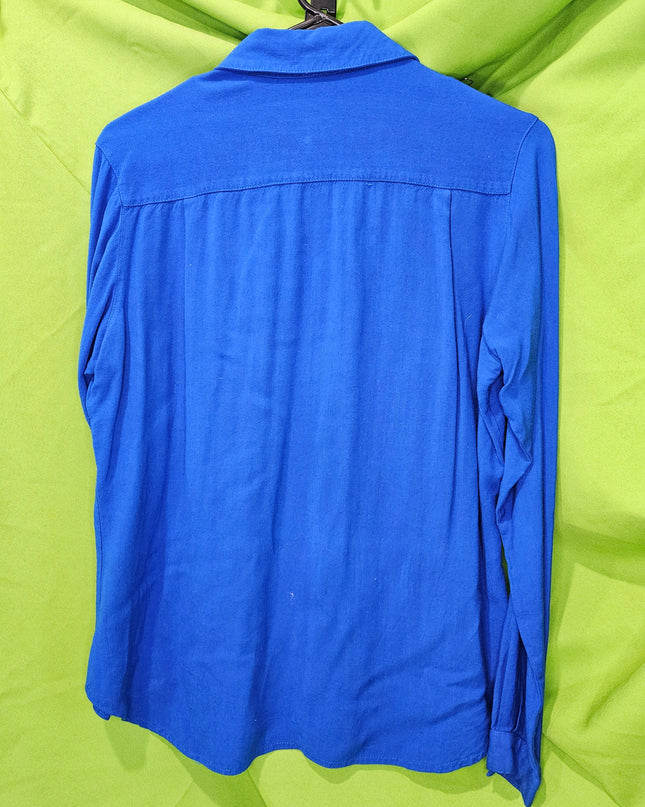 Western Shirt Hobby Horse Show Shirt Blue