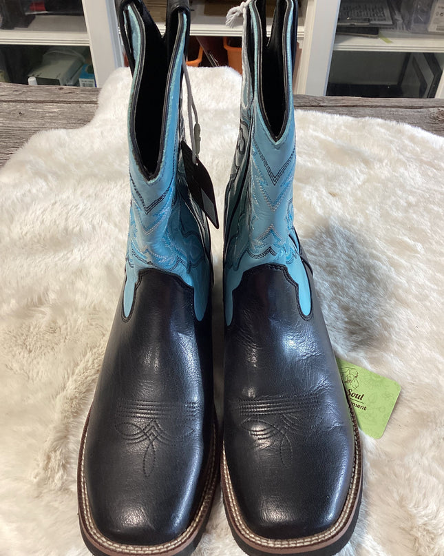 Cowboy Boots Roper 7.5 Blue