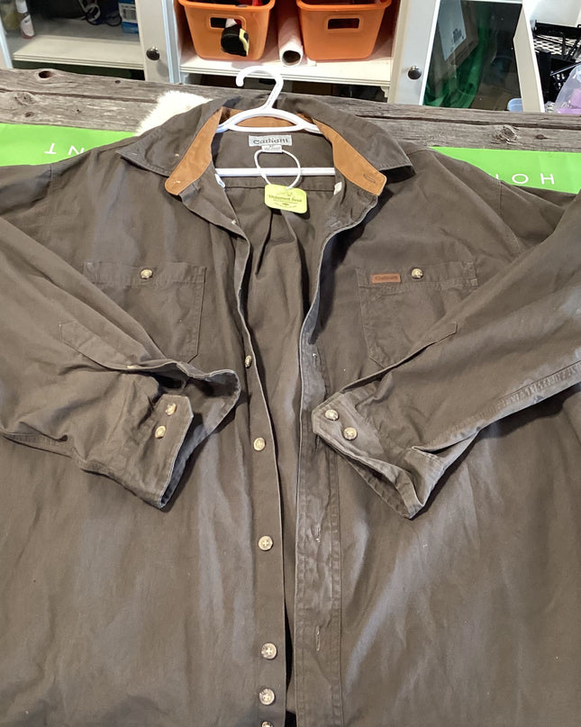 Long Sleeve Shirt Carhart XL Brown