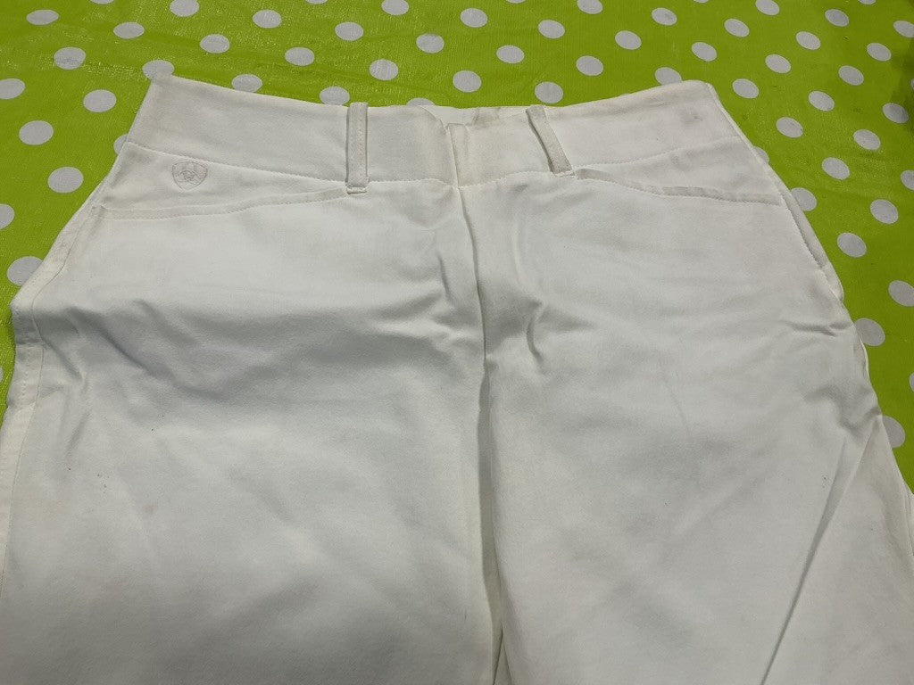 English Breeches – Ariat, White, 28L (Light Stains at Cuffs) | Used