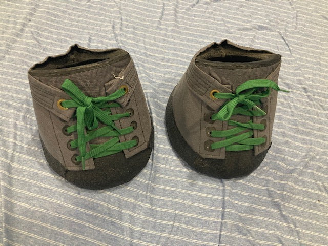 pair of size C Sabre Sneakers in green