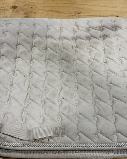 English Saddle Pad White Full
