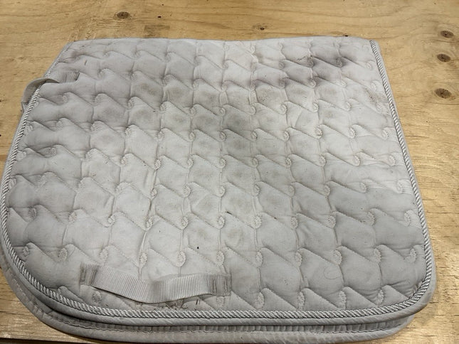 English Saddle Pad White Full