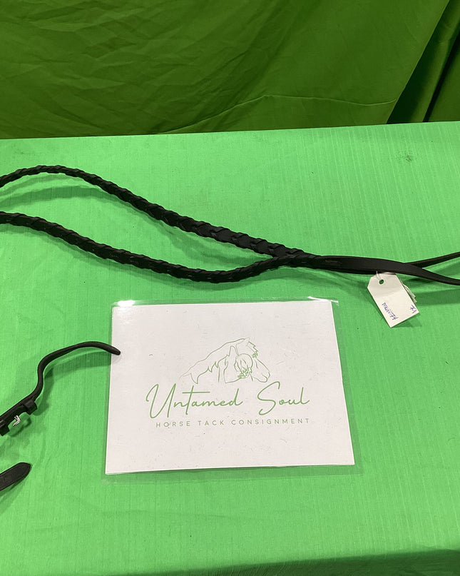 English Reins Braided Brown