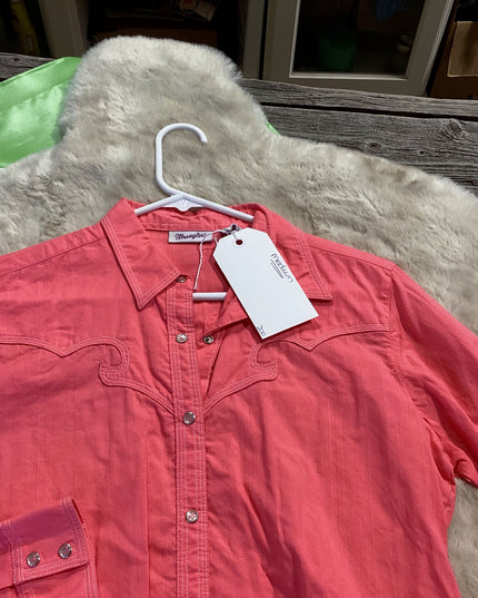 Western Shirt Wrangler Pink MEd
