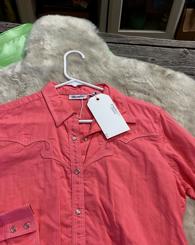 Western Shirt Wrangler Pink MEd